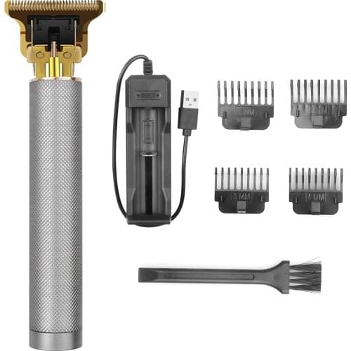 Hair Trimmer Clipper Professional Baldheaded Cutter Beard Shaving Precision Finishing Rechargeable Hair Cutting Machine