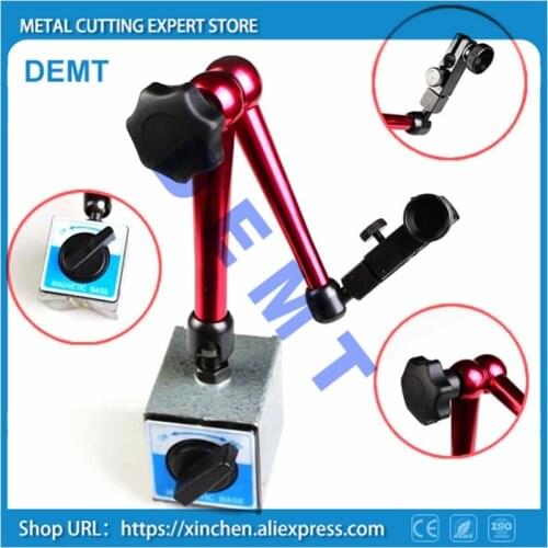Machine tool part correction mini universal magnetic stand bracket for lever dial indicator, dial gauge correction bracket