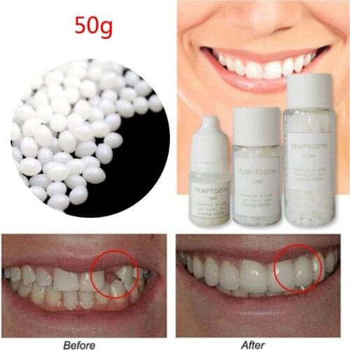 Temporary False Teeth Gaps Repair Kit Vampire Adhesive Denture Solid Glue Tool