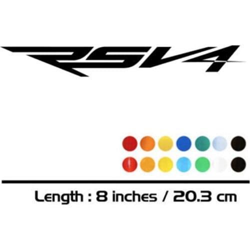 Motorcycle decals sign accessories bike Fuel tank Wheels Fairing helmet baggage reflective MOTO car sticker For Aprilia RSV4