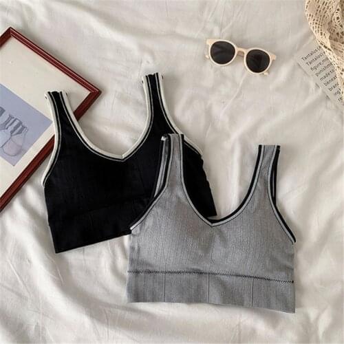 New shape underwear short section slim slim bra wearing sports bra with chest pad lingerie
