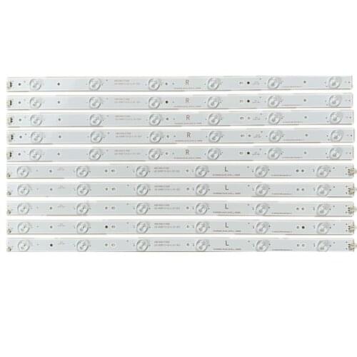 New 5set=50 PCS LED backlight strip for 49D1000 49C1000 850095046 LB-C490F13-E2-L-G1-SE2 LB-C490F13-E2-L-G1-SE3 SVJ490A06 A09