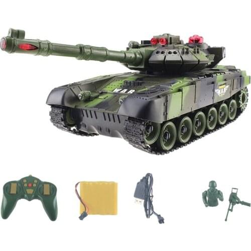 Mini Rc Tank 2.4ghz, With Usb Charger, Wireless Cable Remote Control, Armored U7EE