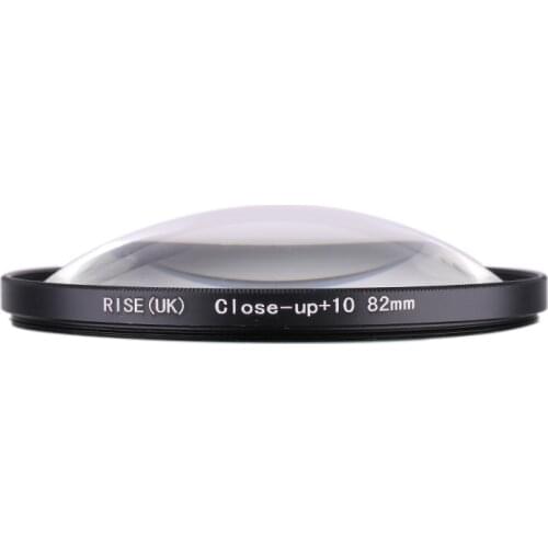 RISE(UK) 82mm Close-Up +10 Macro Lens Filter for Nikon Canon SLR DSLR Camera