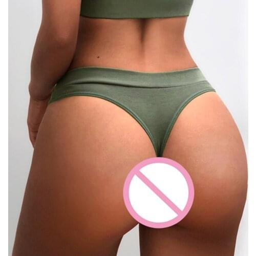 Sexy Thongs Seamless Women Panties Cotton G String Fashion Underwear Female Briefs Lingerie Simple Design Sporty Style Size S-XL