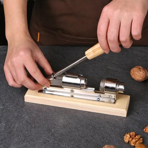 Nutcracker Clip Almond Plier Nut Hazelnut Pecan Heavy Duty Walnut Cracker Filbert Machine Sheller Kitchen Accessories Gadget