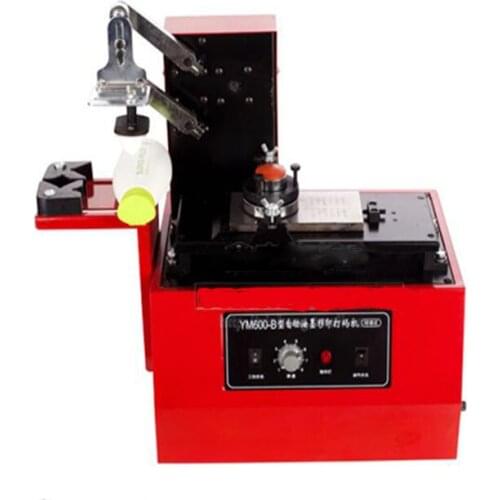 YM600-B Environmental Desktop Electric Pad Printer Round Pad Printing Machine Ink Printer 110V/220V
