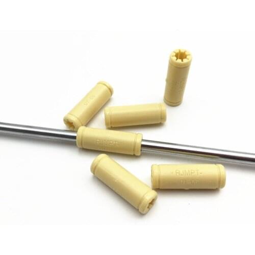 Funssor 1pc instead LM6LUU linear bearing LM6LUU 6mm shaft RJMPT-01-06 6x12x35mm Ultimaker Reprap 3D printer