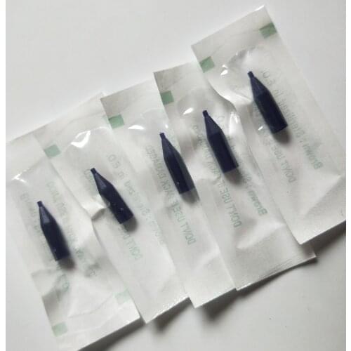 100pcs 1R.2R.3R Plastic Tips Generic Hex Needle Caps For Permanent Makeup Taiwan Sunshine/Gaintsun Tattoo Machine