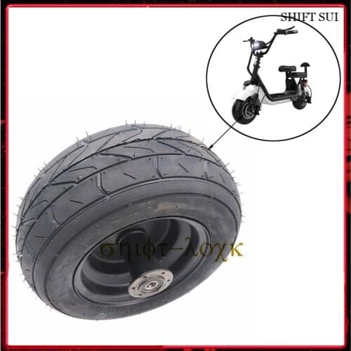 10x6.00-6 Tire Front Wheel Hub 6 Inch Tubeless Tire for Little Citycoco Electric Scooter Modification Parts