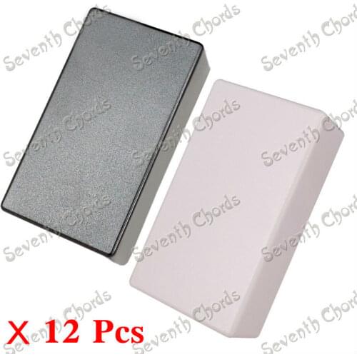 12 Pcs Plastic No Hole Closed Seal Type Humbucker Pickup Cover /Lid/Shell/Top for Electric Guitar