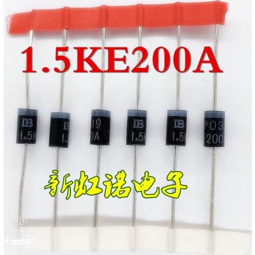 5Pcs/Lot New Original TVS Transient Suppression Diodes 1.5 KE200A one-way 1500 w, 200 V Integrated circuit Triode In Stock