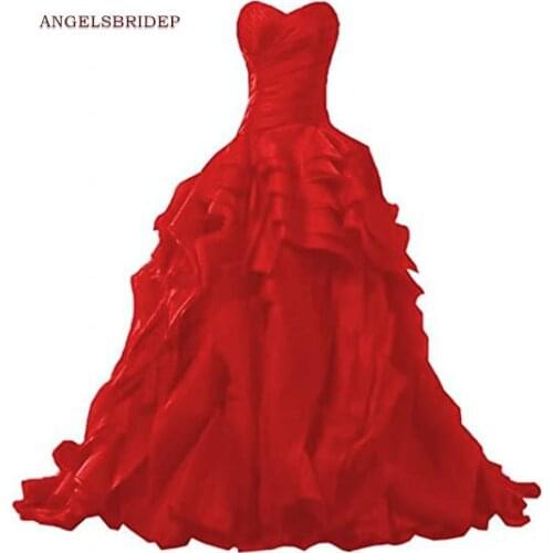 ANGELSBRIDEP Sweetheart Ball Gown Quinceanera Dresses Vestidos De 15 Anos Fashion Ruffle Floor-Length Princess Party Gowns