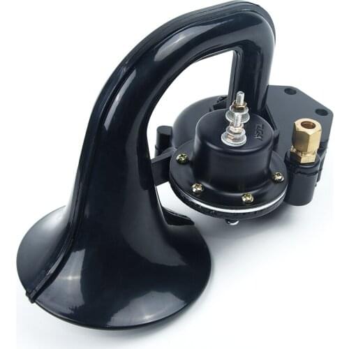 Electric Horn Snail For Car Motorcycle Truck Boat Interior 1pc Black Loud