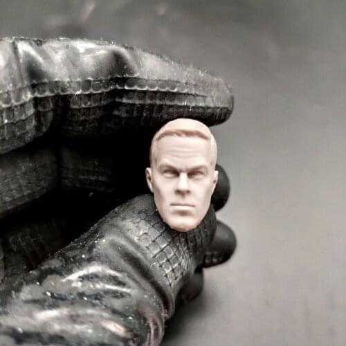 Blank 1/12 Scale Marky Mark Head Sculpt Unpainted Fit 6" ML Figure