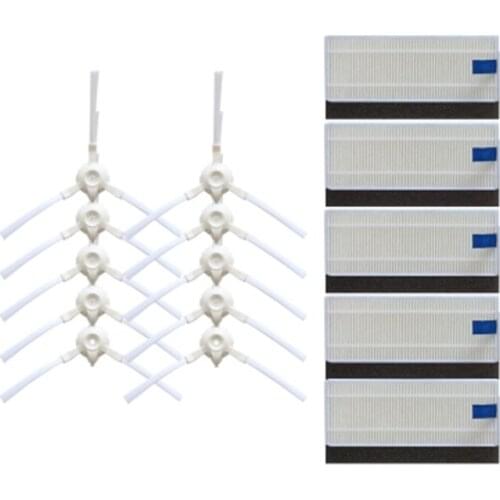 Robot Vacuum Cleaner Side Brush HEPA Filters for Rowenta smart force essential Aqua Robotic Vacuum Cleaner Filter Parts