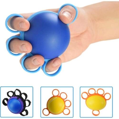 Fitness Hand Expander Grip Ball Strengthen Exerciser Train-er Decompression Strength Ball Egg-shaped Grip Fitness Ball