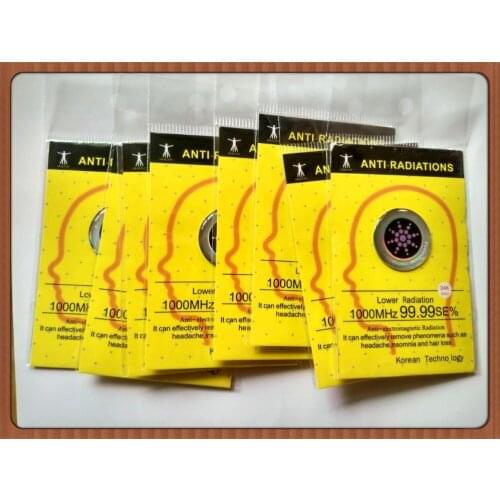 2019hot realy work mobile phone anti radiation shiny sticker ,quantum shiled scalar energy anti radiation chip 60pcs/lot