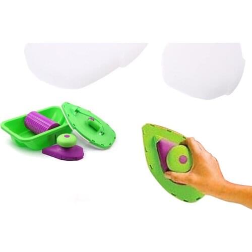2pcs Foamed Resin Sponge Cleaner for Household Wall Painting Roller Brush Paint Roller Tray Set Home Decorative Tool Sponge Hot