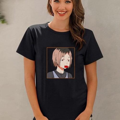 Haikyuu Volleyball Club Anime Prints T-shirt Women Comfortable Cute Shoyo Hinata Manga T Shirt Fashion Casual Cartoon Soft Tee