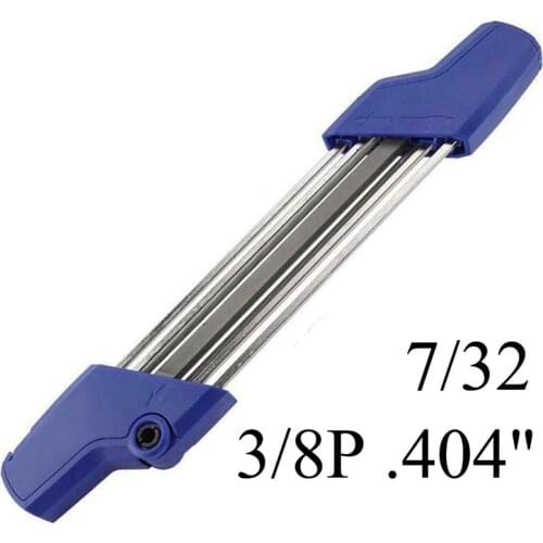 Blue 2 IN 1 7/32 5.5mm Chainsaw Chain Quick Chain Saw File Sharpener Sharpening Kit Accessory For Stihl 3/8p .404 Inch Tool