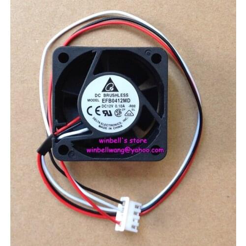 Original 4020 4cm fan EFB0412MD H3C S390 exchanger 12V 0.10A fan EFB0412MD-R00 3600 5600 S5500 , 3wires