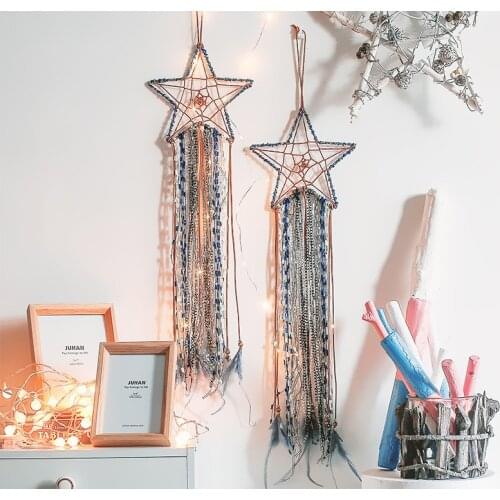 Indoor Star Dream Catcher Hanging Pendants In the Sky Wall Hangings Birthday Gifts for Classmates and Couples