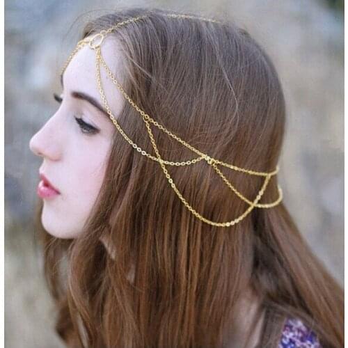 Women Bride Flower Headband Bohemian Rose hair band Crown Hairband headwear Elastic Beach Hair Accessories 1pcs FD52