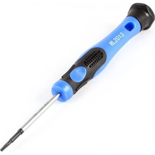 Blue Black Antislip Handle Magnet Tip T6 Security Torx Screwdriver