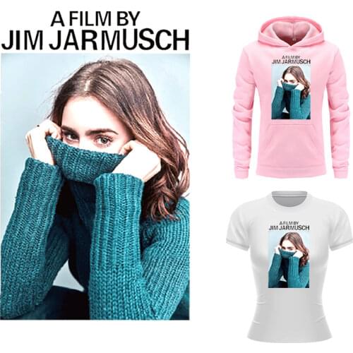 Iron-On Patches For Clothing Europe Winter Girl Thermal Stickers On Clothes Decor Accessory Heat Transfer Patch T-Shirt Bag DIY