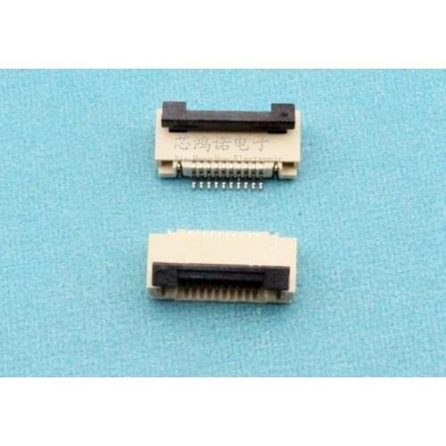 WZSM New FFC / FPC flat cable connector socket 0.5mm pitch spacing 10Pin 10 Pin FFC FPC connector