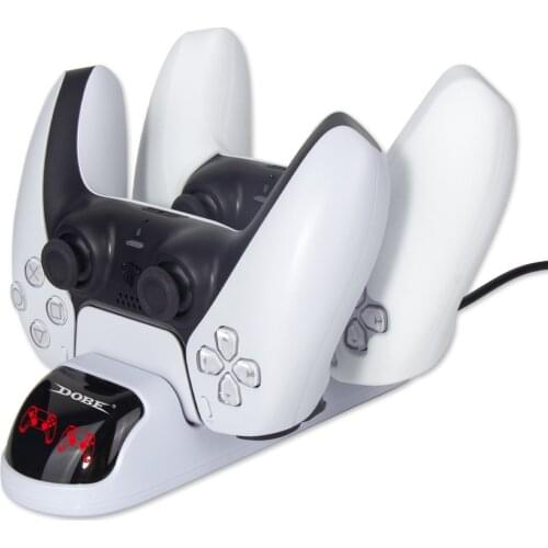 Gamepad Charger For PS5 Controller Dual Fast Charging Dock Type C Charge LED Indicator Charger For PlayStation 5 Wireless Joypad