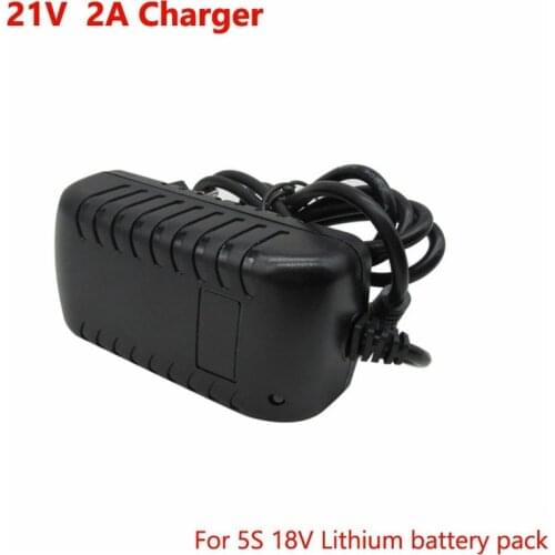 21V 2A Lithium Battery Charger for Electric Screwdriver 18V 5S Li-ion Battery Wall Charger DC 5.5 * 2.1 MM EU US Plug