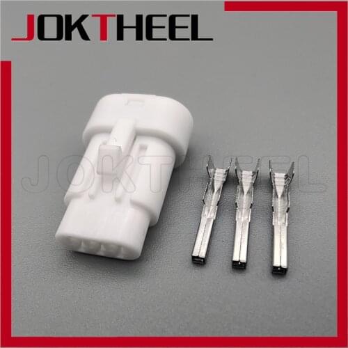 1/5/10/20 sets V-type kit 1.2mm 3 Pin female housing 7123-1835 white waterproof wire connector seat adjustment control for Car