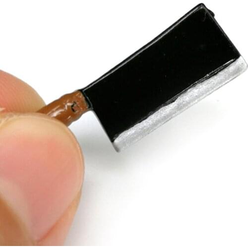 1pcs Doll House Miniature 1:12 Metal Knife Kitchen Food Knife Cut Vegetables Kitchen Toy Length 3cm