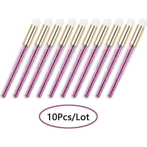 TDANCE 10pcs Professional Eyelash Cleaning Brush Nose Brushes Blackhead Multi-Function Makeup Lashes Cleanser Eyelash Extension