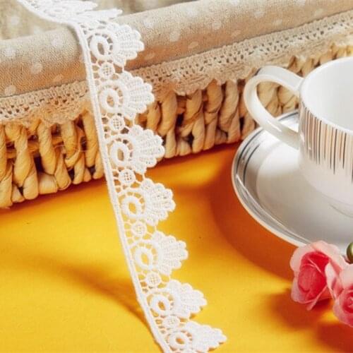 20 yards/pack DIY handmade accessories bed curtains sewing material lace water soluble embroidery width 3 cm