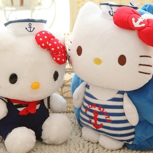 30cm Children’s Cute Cat Doll Backpack Plush Toys Children’s Comfort Dolls Baby’s Favorite Birthday Christmas Gift Free Shipping