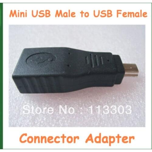 500pcs Mini USB Male to USB Female Connector Adaptor Data Cable Adapter Converter Dropshipping Wholesale