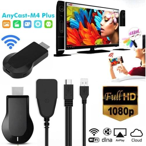Anycast M4 PLUS Full HD 1080P Wireless HD Portable Media Player for Projector Smartphone Tablets Streamer Wifi Display Dongle