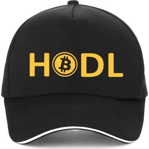 HODL Bitcoin print baseball cap Cryptocurrency Crypto Btc Blockchain Men Printed hip hop caps Unisex adjustable summer Dad hat