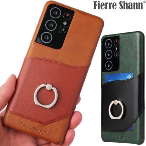 Genuine Real nature cow Leather Case For Samsung Galaxy S21 Ultra Back Cover Shell For S21 Plus