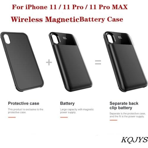 KQJYS Battery Charger Case For iPhone 11 11 Pro Back Cover 5000mAh Charging Powerbank Case For iPhone 11 Pro Max Battery Case