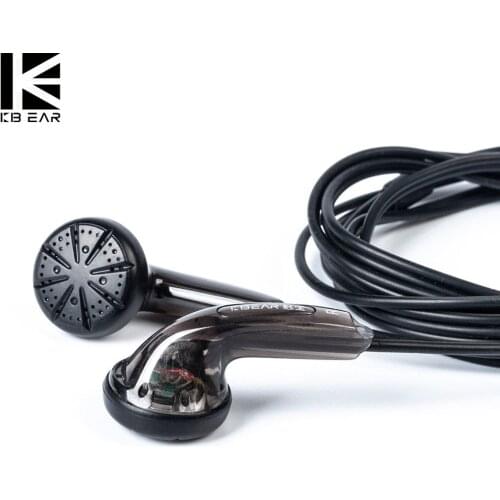 KBEAR Stellar 15.4mm dynamic driver Japanese PPS Flat earplug HIFI music games with mic Earphone Flagship Earbud KBEAR Knight