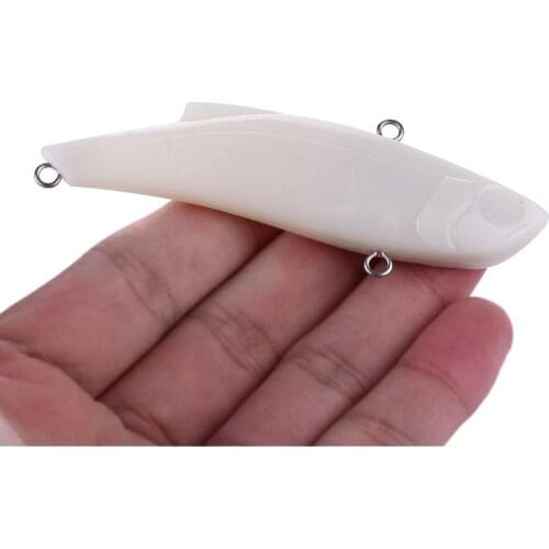 HENGJIA 1pcs isca artificial 9cm/28g unpainted Embryo body vib fishing lures wobbler crankbait