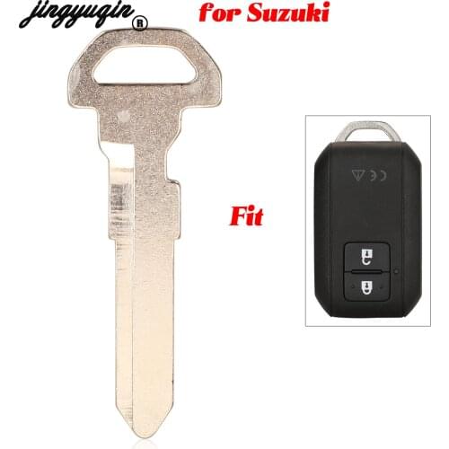 Jingyuqin For Suzuki Swift 2017 Fob Smart Remote Control Car Key Blank Uncut Blade Replacement