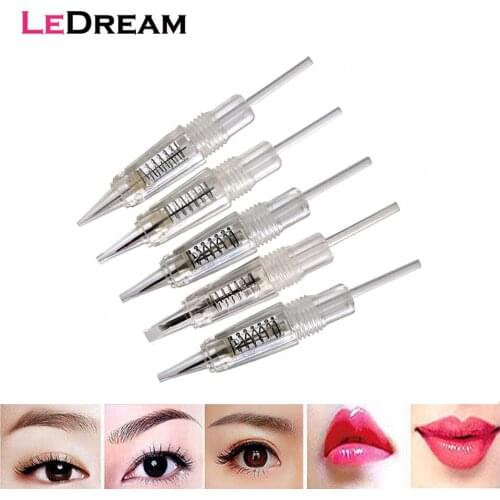 50pcs/lot Disposable Screw Tattoo Needle Cartridge For Premium Charmant Permanent Tattoo Machine 1RL 1D 2RL 3RL 3F 5RL 5F 7RL 7F