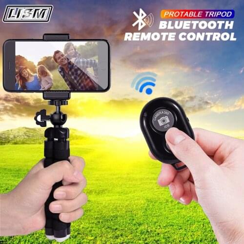 Mobile Phone Holder Selfie Stick Deformable Tripod Bracket For Mobile Phone Camera Video Photo Remote Control For IOS Android