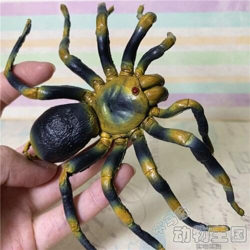 Simulation animal model insect black widow flower poison spider childrens toy decoration gift