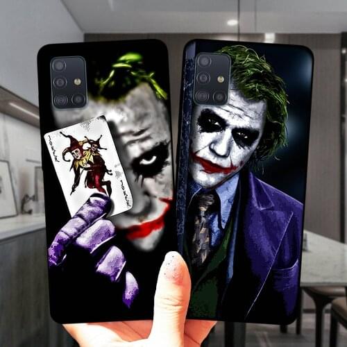 Dark Knight Joker Karta Soft Silicone Case Cover For Samsung A51 A71 A21S A01 A10 A11 A20 A30 A31 A40 A41 A50 A60 A70 A7 A8 Plus
